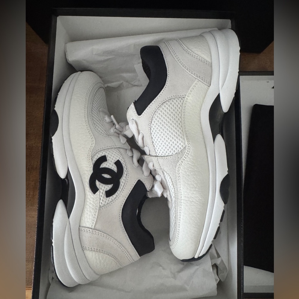 CHANEL Monochrome Athletic Sneakers